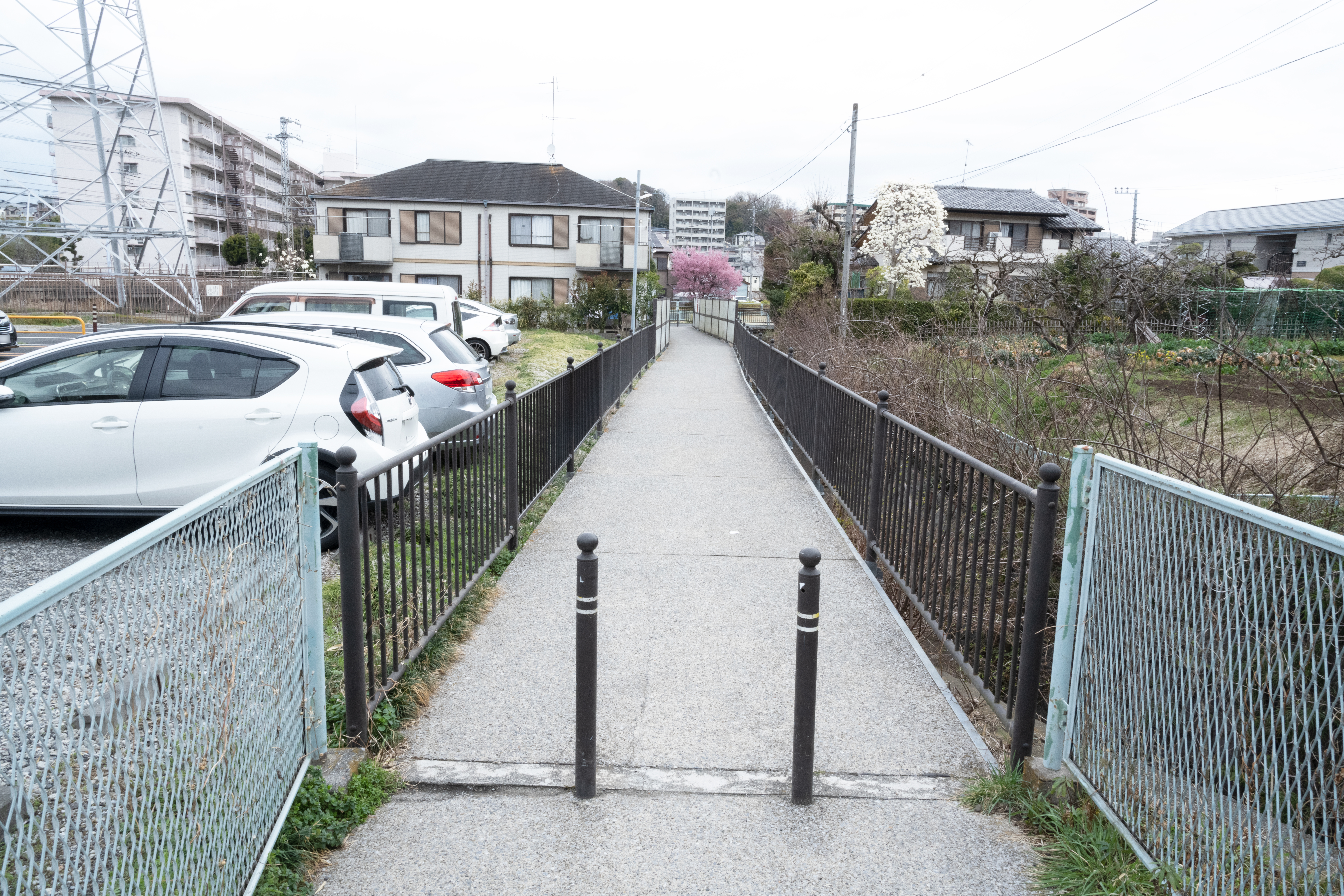 つるみ川への経路"